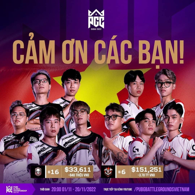 Cerberus Esports mang về 3,7 tỷ đồng tiền thưởng từ giải PUBG thế giới - Ảnh 3. Cerberus Esports mang về 3,7 tỷ đồng tiền thưởng từ giải PUBG thế giới - Ảnh 3.