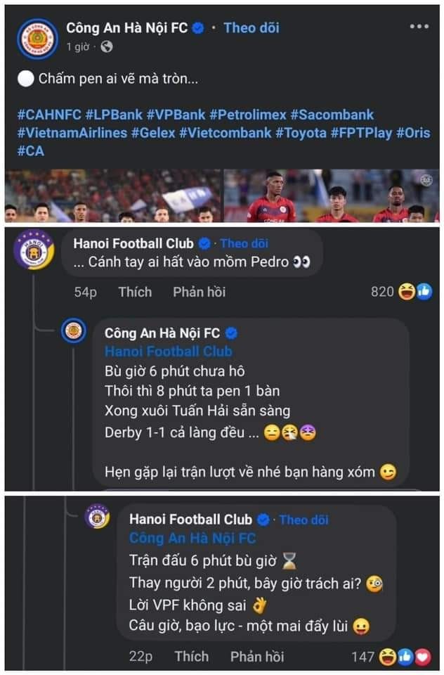 Fanpage Hà Nội FC và CAHN 'va nhau' bằng thơ, tạo nên một cuộc chiến thú vị trên mạng xã hội - Ảnh 1. Fanpage Hà Nội FC và CAHN 'va nhau' bằng thơ, tạo nên một cuộc chiến thú vị trên mạng xã hội - Ảnh 1.