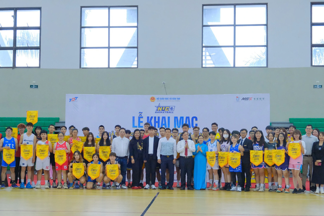 Giải bóng rổ sinh viên toàn quốc xác lập kỷ lục ấn tượng - Ảnh 1. Giải bóng rổ sinh viên toàn quốc xác lập kỷ lục ấn tượng - Ảnh 1.