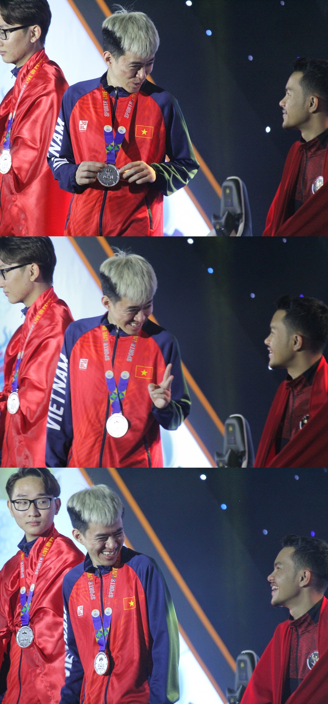 Zoom 'thần thái' của tuyển thủ PUBG Mobile Việt Nam sau khi nhận huy chương, không ngại 'khè' cả đội Vô địch - Ảnh 2.