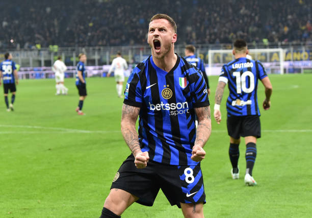 Arrnautovic ghi bàn quyết định chiến thắng 2-1 cho Inter Milan trước Fiorentina ở vòng 24 Serie A Arrnautovic ghi bàn quyết định chiến thắng 2-1 cho Inter Milan trước Fiorentina ở vòng 24 Serie A