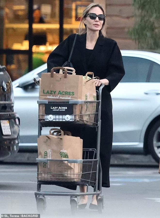 Angelina Jolie đi mua sắm với con trai: Trang phục nhìn giản đơn nhưng giá trị không ngờ - Ảnh 1. Angelina Jolie đi mua sắm với con trai: Trang phục nhìn giản đơn nhưng giá trị không ngờ - Ảnh 1.