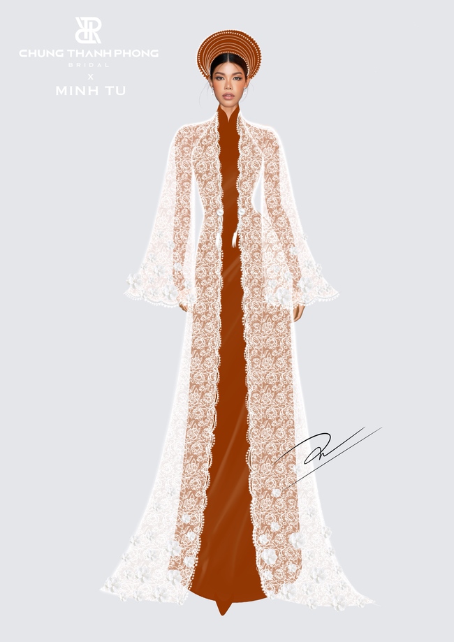 Trang phục cưới đặc biệt NTK Chung Thanh Phong dành cho siêu mẫu Minh Tú - Ảnh 2. Trang phục cưới đặc biệt NTK Chung Thanh Phong dành cho siêu mẫu Minh Tú - Ảnh 2.