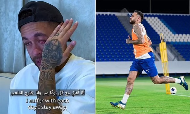 Trở lại thi đấu sau 1 năm, Neymar nghẹn ngào nói lời gan ruột - Ảnh 2. Neymar