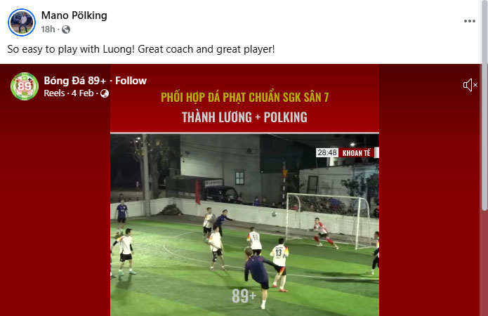 HLV Mano Polking lập siêu phẩm trên sân phủi sau pha kiến tạo của Lương 'dị' - Ảnh 2. Mano Polking