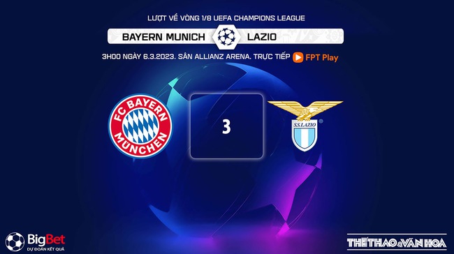 Nhận định bóng đá Bayern Munich vs Lazio, vòng 1/8 cúp C1 châu Âu (3h00 hôm nay 6/3) - Ảnh 10. Nhận định bóng đá Bayern Munich vs Lazio, vòng 1/8 cúp C1 châu Âu (3h00 hôm nay 6/3) - Ảnh 10.